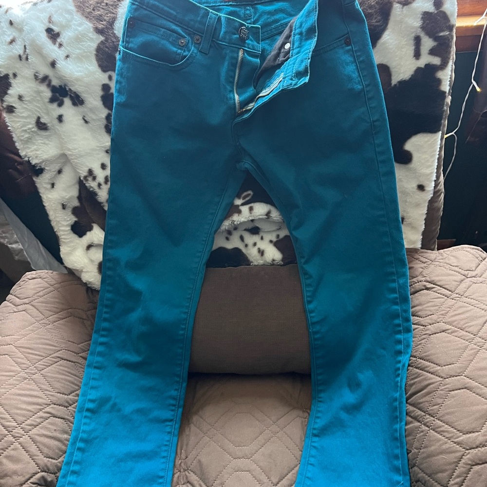 Levi's Men's Skinny Jeans - Teal